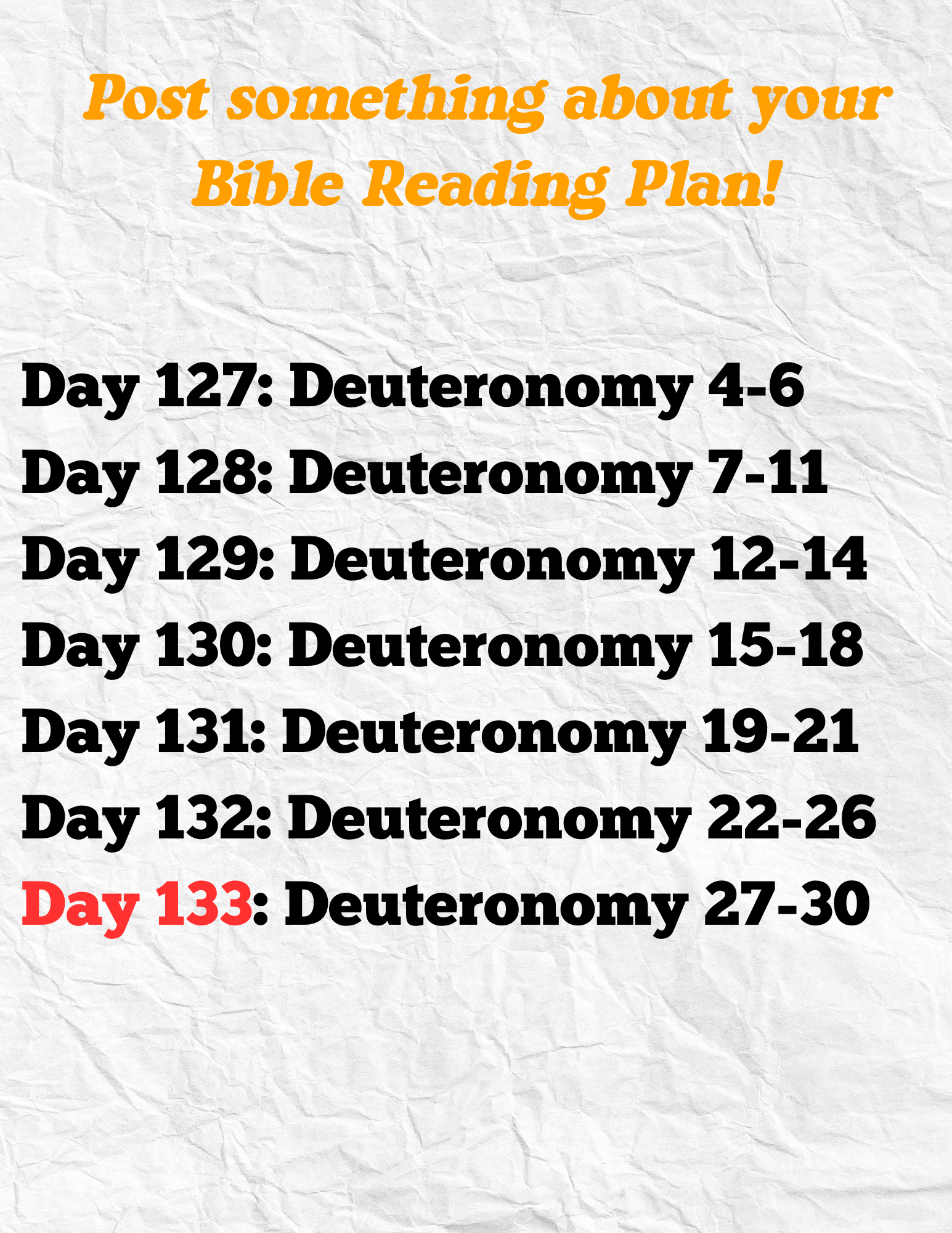 BIBLE READING PLAN-22